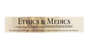 Ethics & Medics letterhead