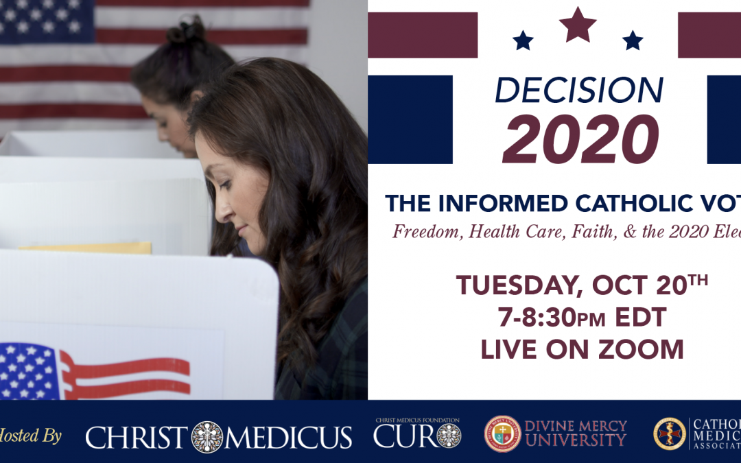 Decision 2020 for the Catholic Voter Addresses Life, Religious Freedom & Health Care In Advance of Final Presidential Debate