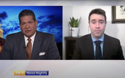 Jordan Buzza discusses Health Care Civil Rights Task Force on EWTN News Nightly